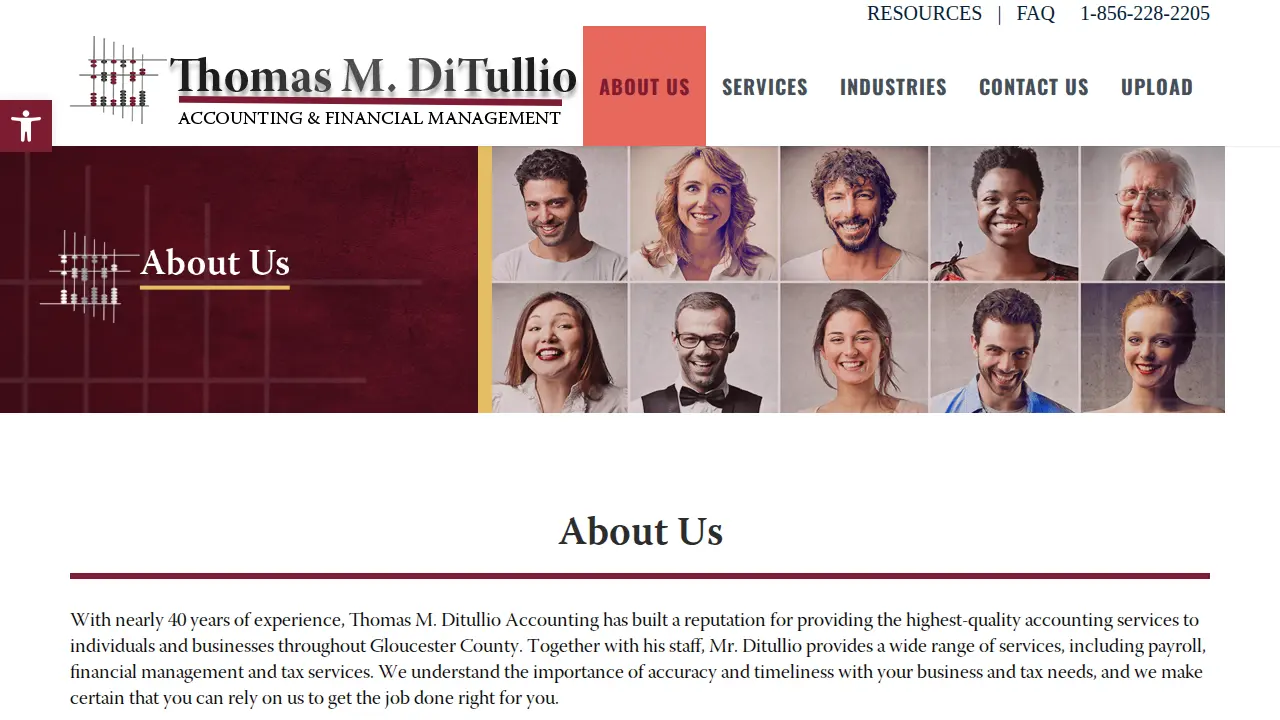 TMD Accounting - Thomas M. DiTullio page