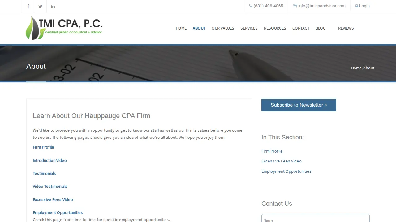 TMI CPA, P.C. page