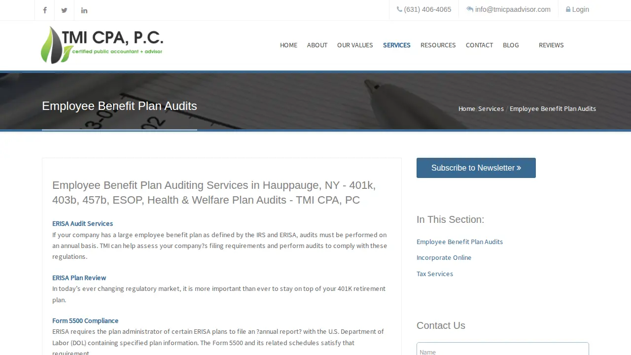 TMI CPA, P.C. page