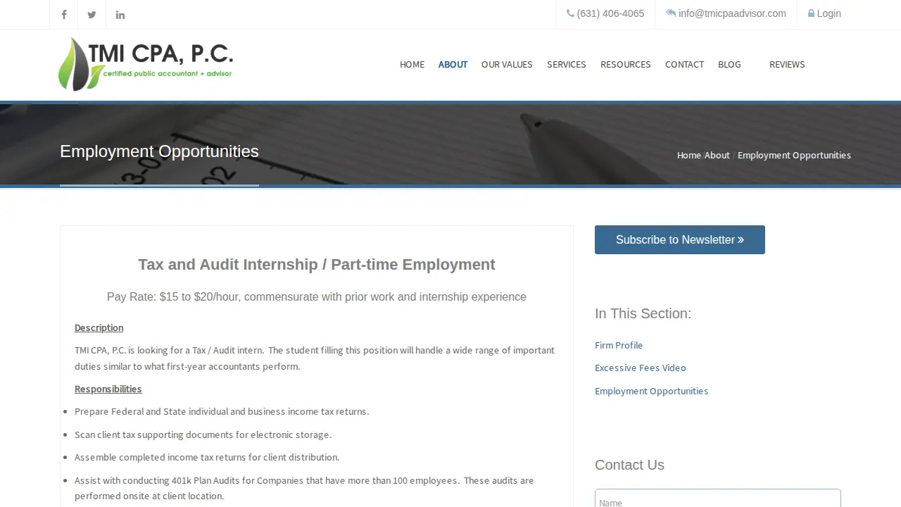 TMI CPA, P.C. page