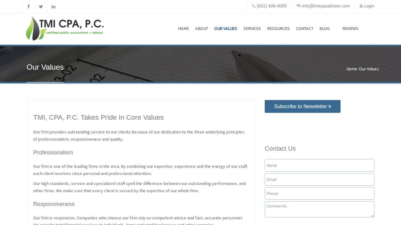 TMI CPA, P.C. page