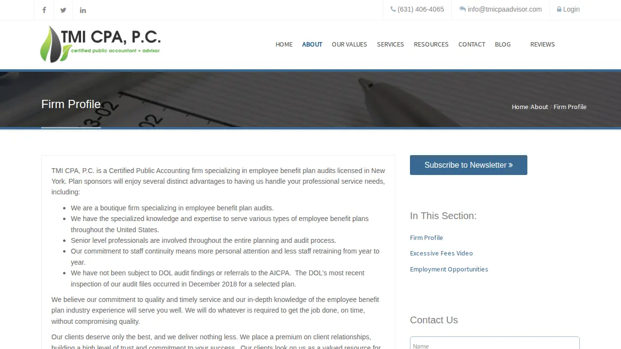 TMI CPA, P.C. page