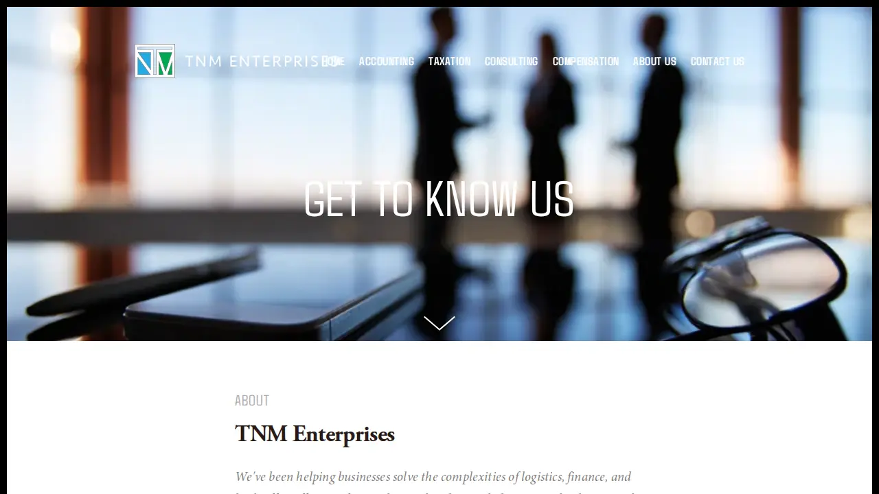 TNM Enterprises website