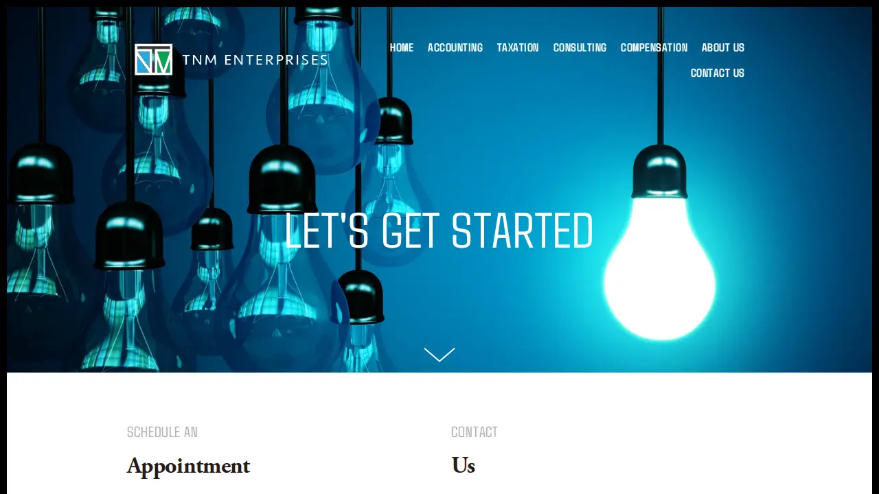 TNM Enterprises page