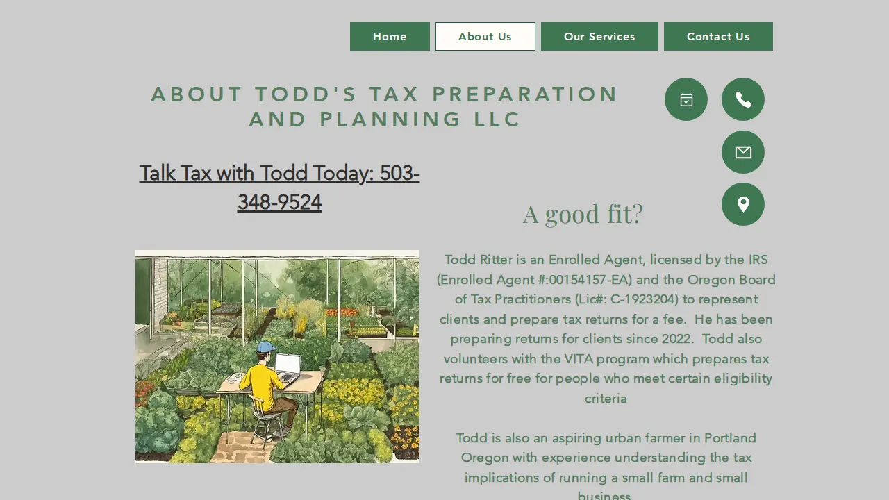 Todd's Tax Preparation and Planning LLC page