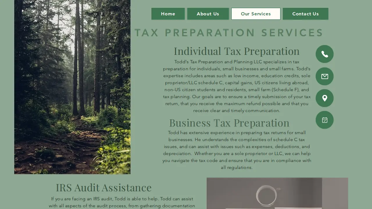 Todd's Tax Preparation and Planning LLC page