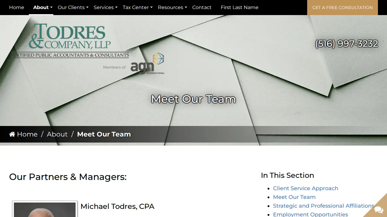 Todres & Co LLP page