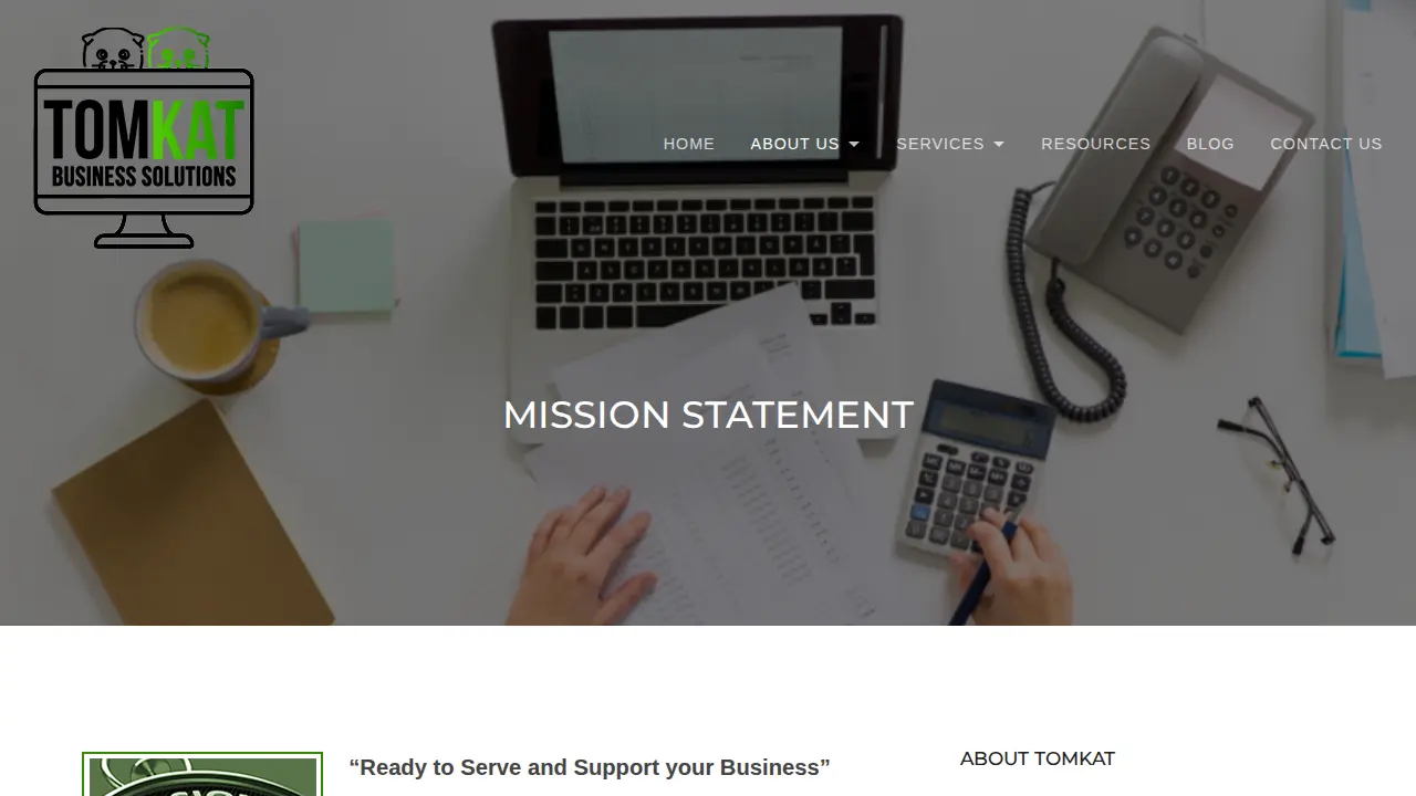 TomKat Business Solutions Inc page