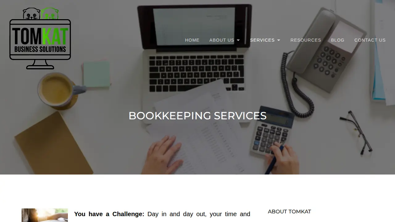 TomKat Business Solutions Inc page