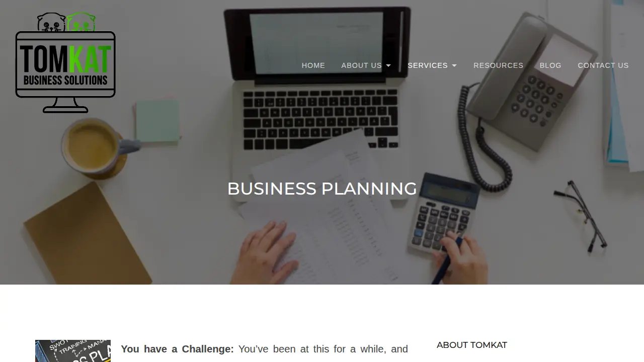 TomKat Business Solutions Inc page