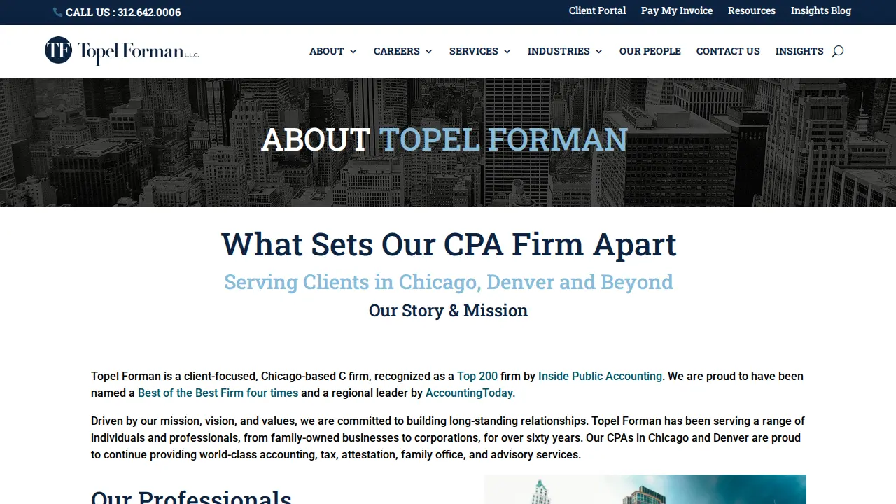Topel Forman LLC page