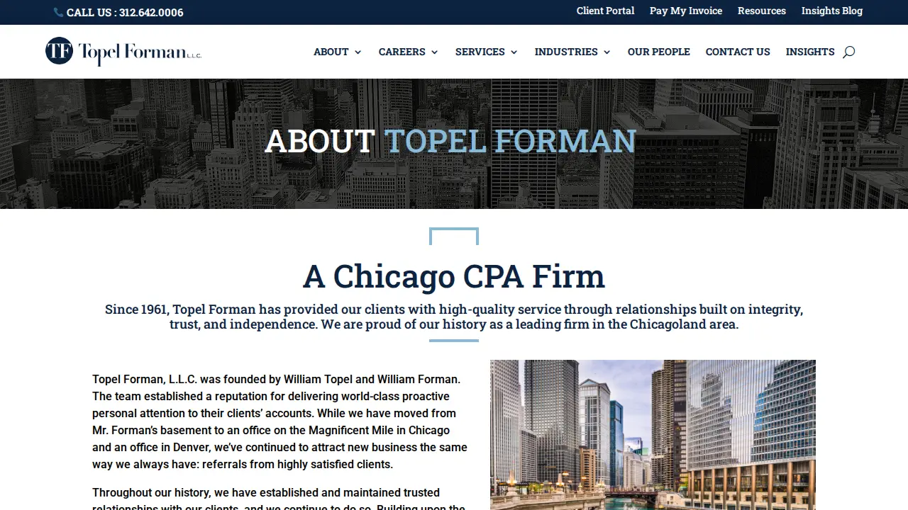 Topel Forman LLC page