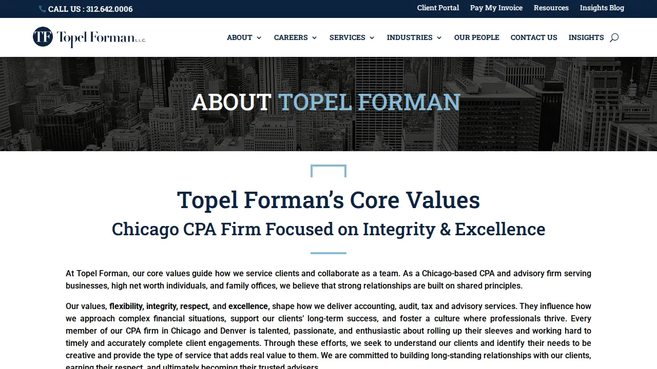 Topel Forman LLC page