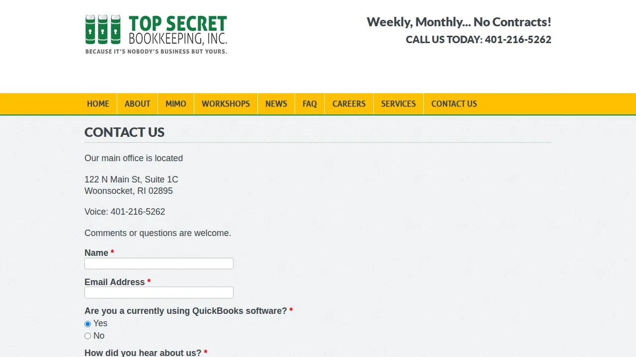 TOP SECRET Bookkeeping