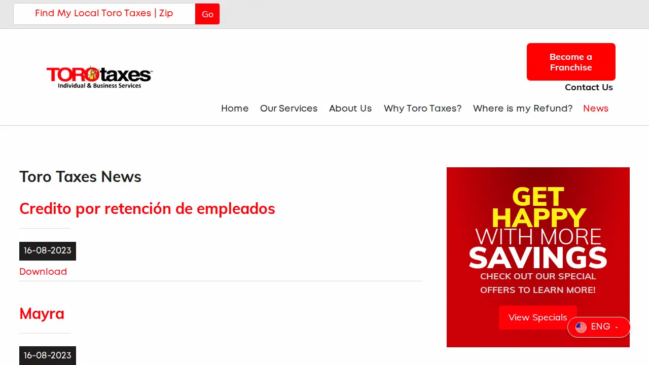 Guzman Tax Group page