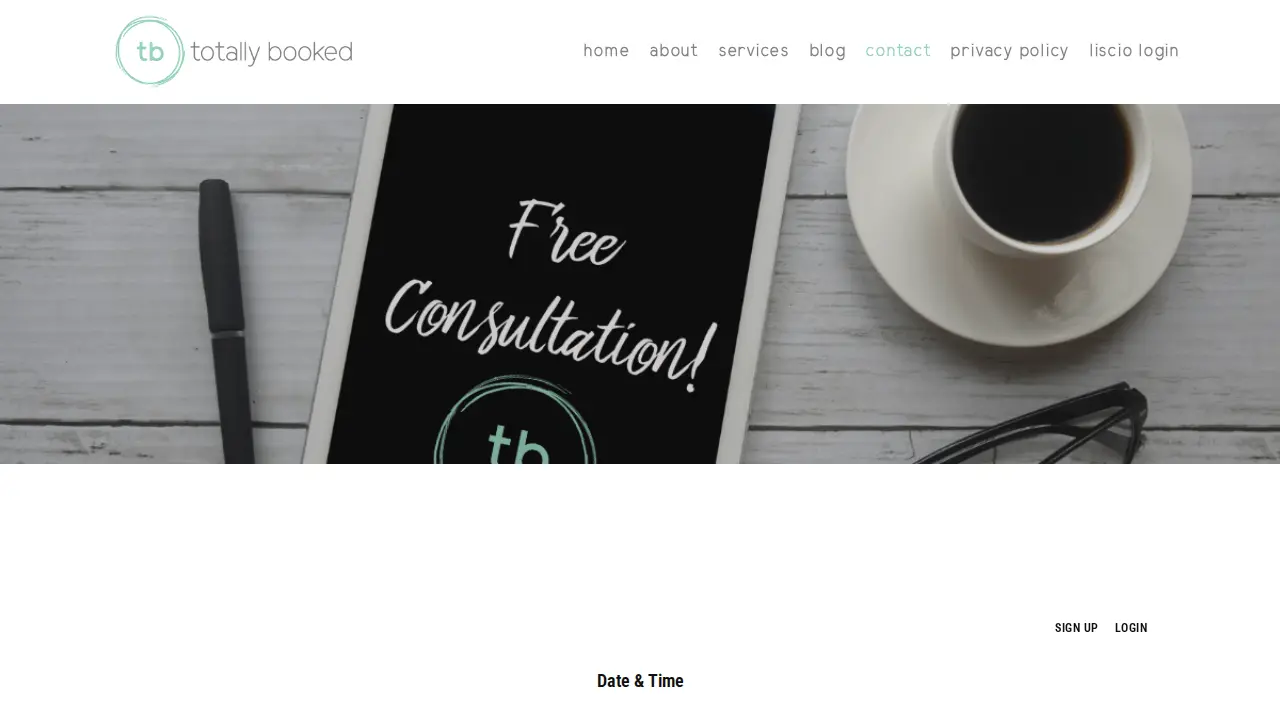 Totally Booked page