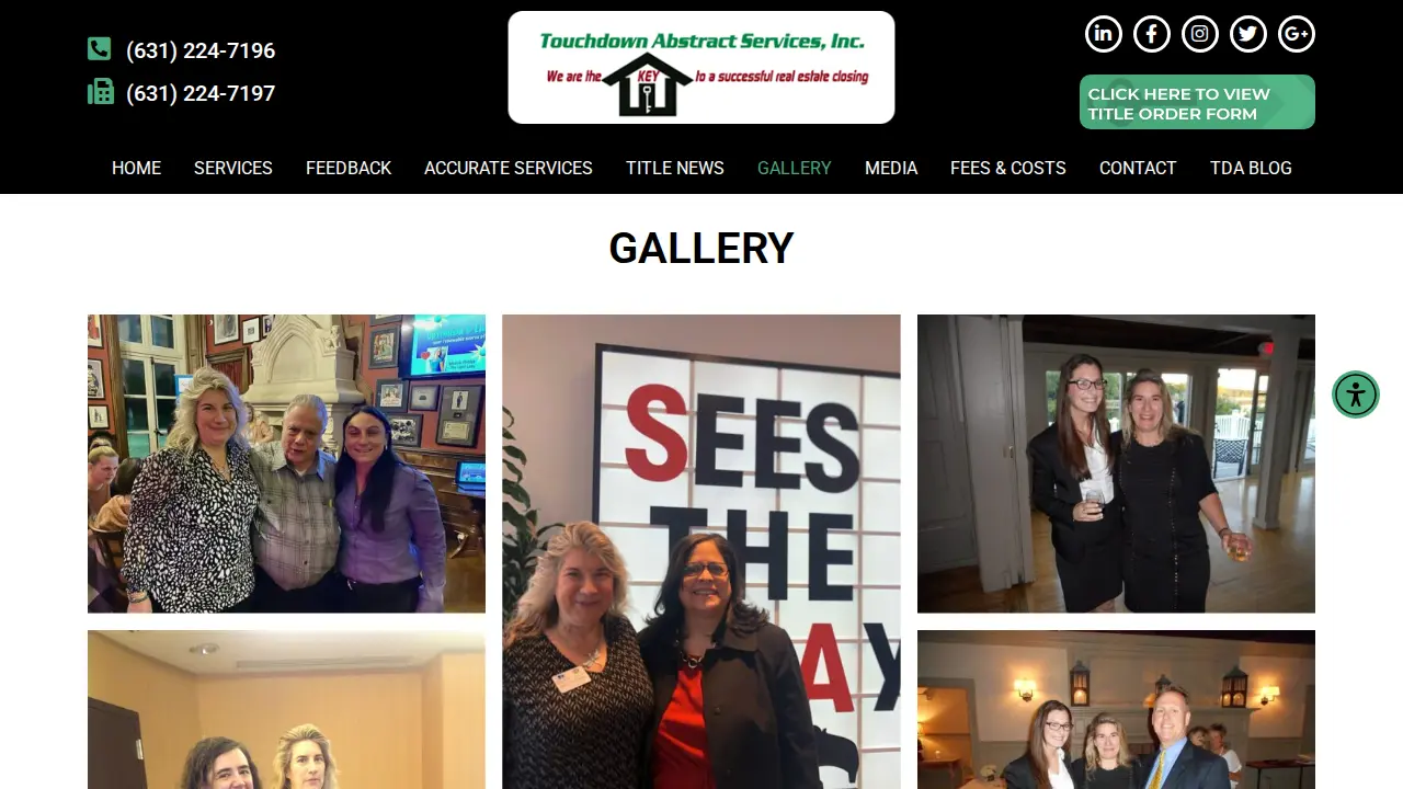 Touchdown Abstract Services Inc page