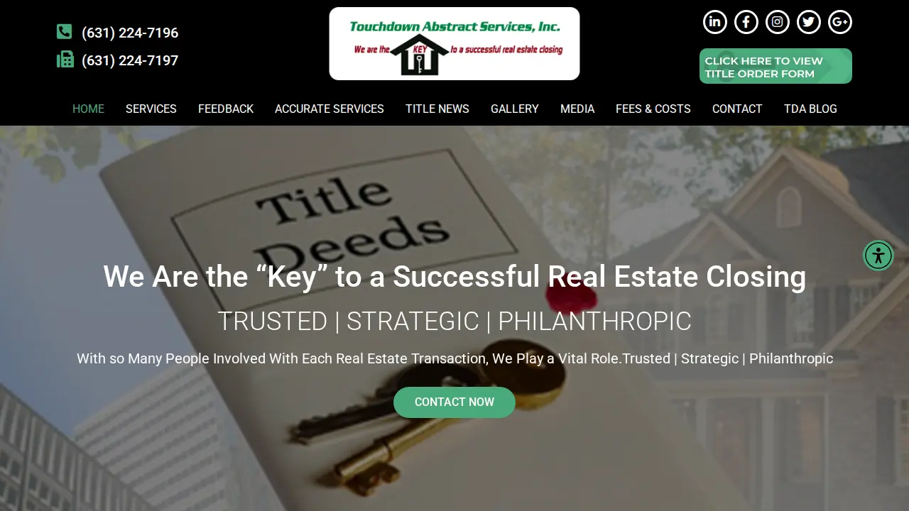 Touchdown Abstract Services Inc