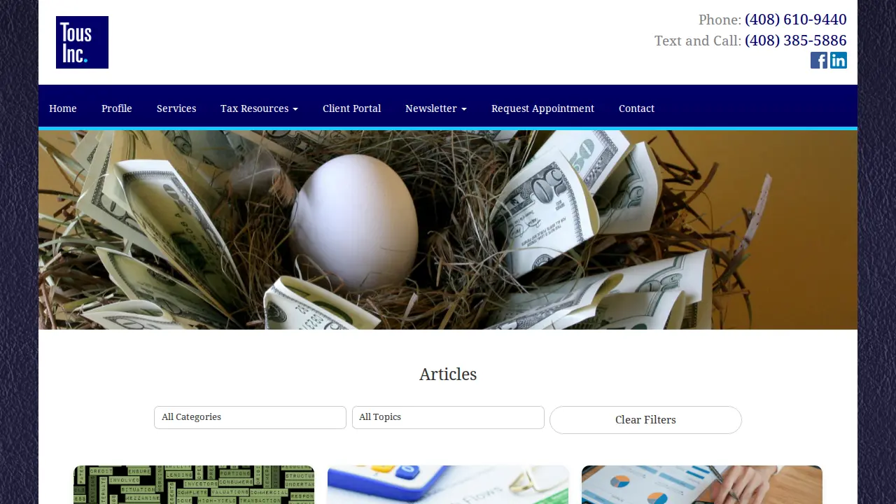 Tous Services page