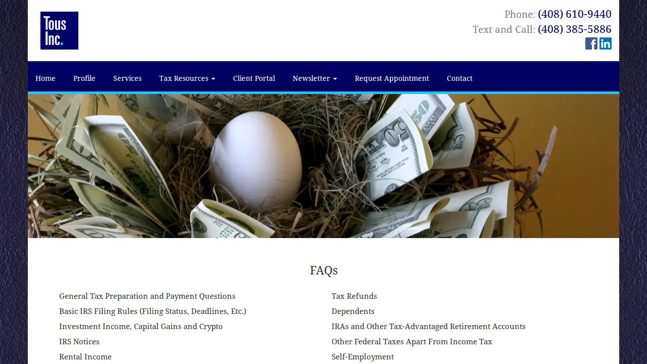 Tous Services page
