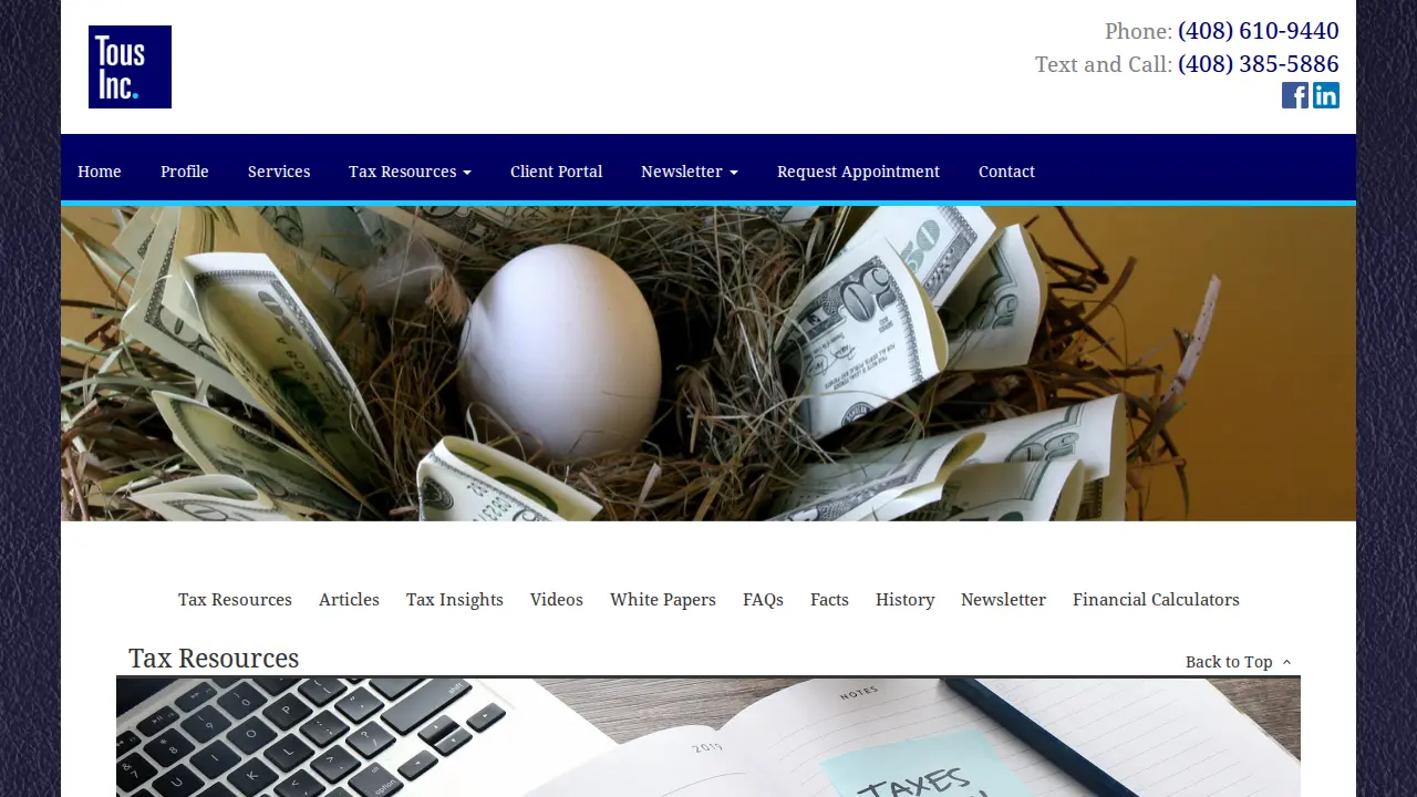 Tous Services page