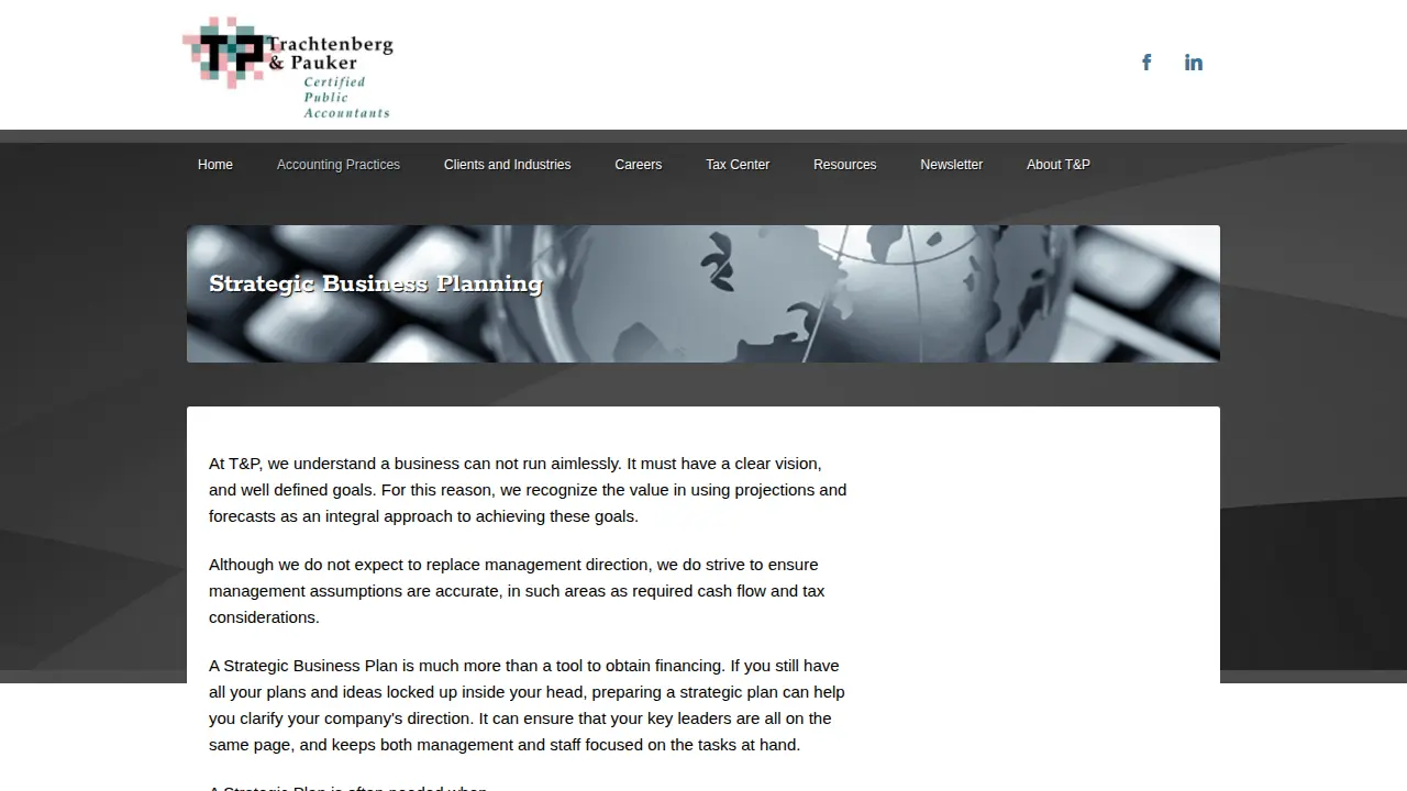 Trachtenberg & Pauker LLC page