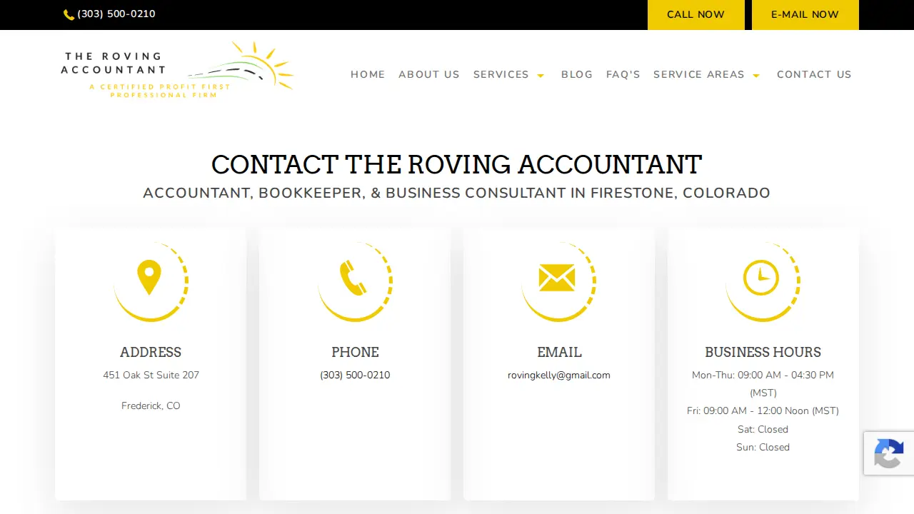 The Roving Accountant page