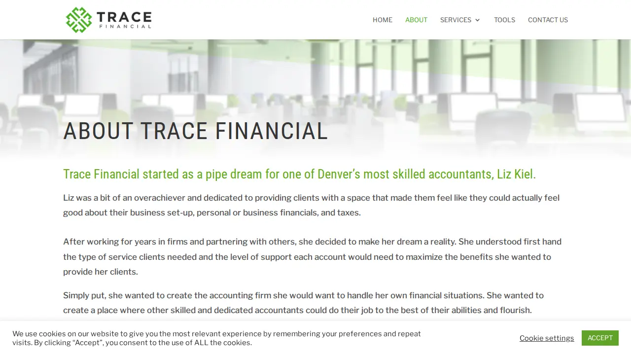 Trace Financial LLC page