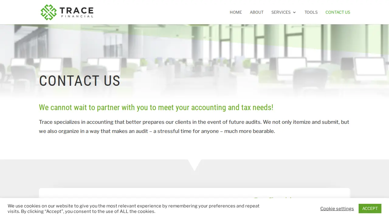 Trace Financial LLC page
