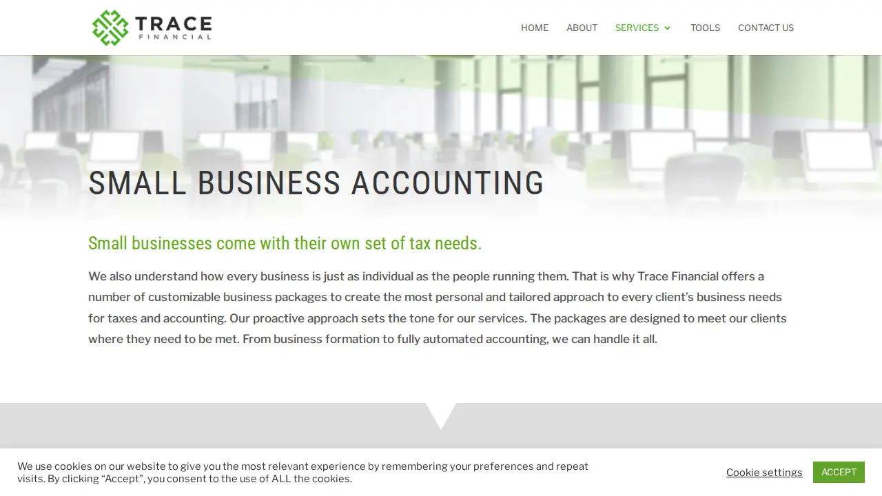 Trace Financial LLC page