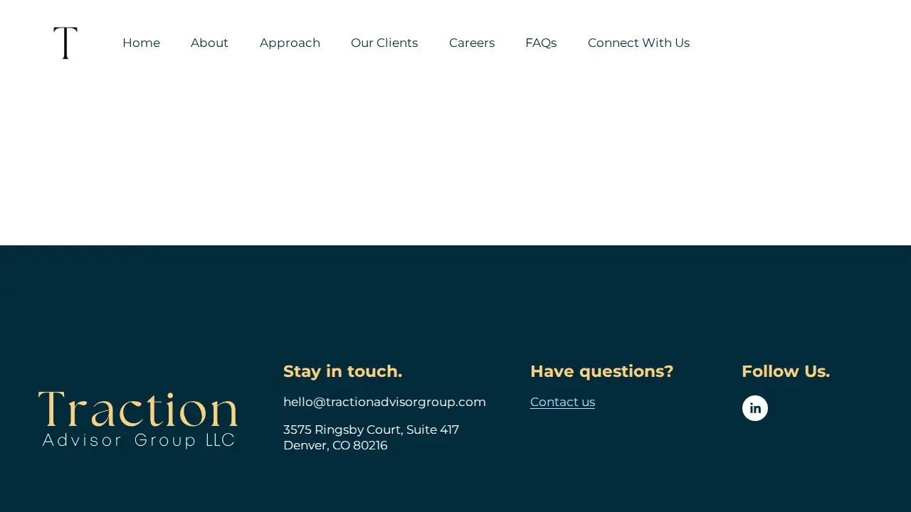 Traction Accounting Group page