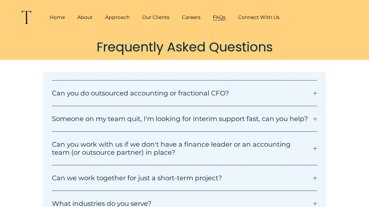 Traction Accounting Group page