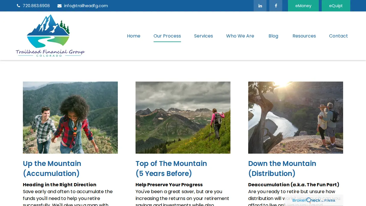 Trailhead Financial Group page