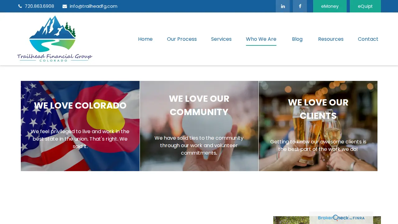 Trailhead Financial Group page