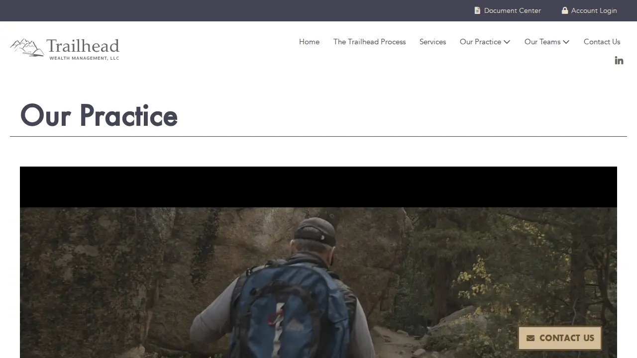 Trailhead Wealth Management page