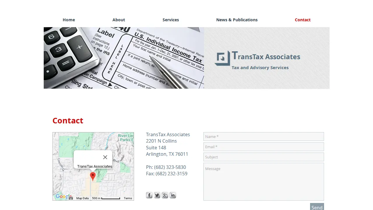 TransTax Associates page