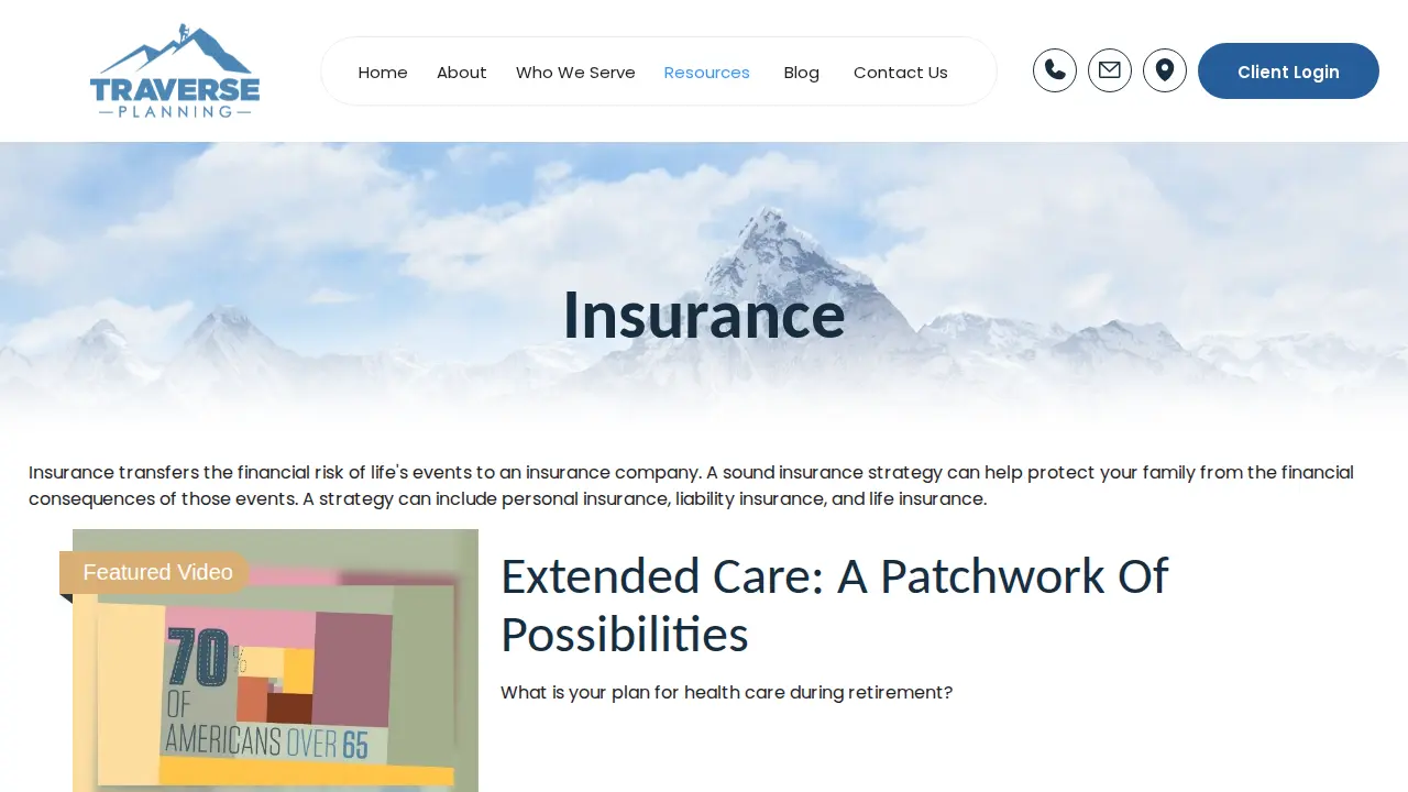 Traverse Planning page