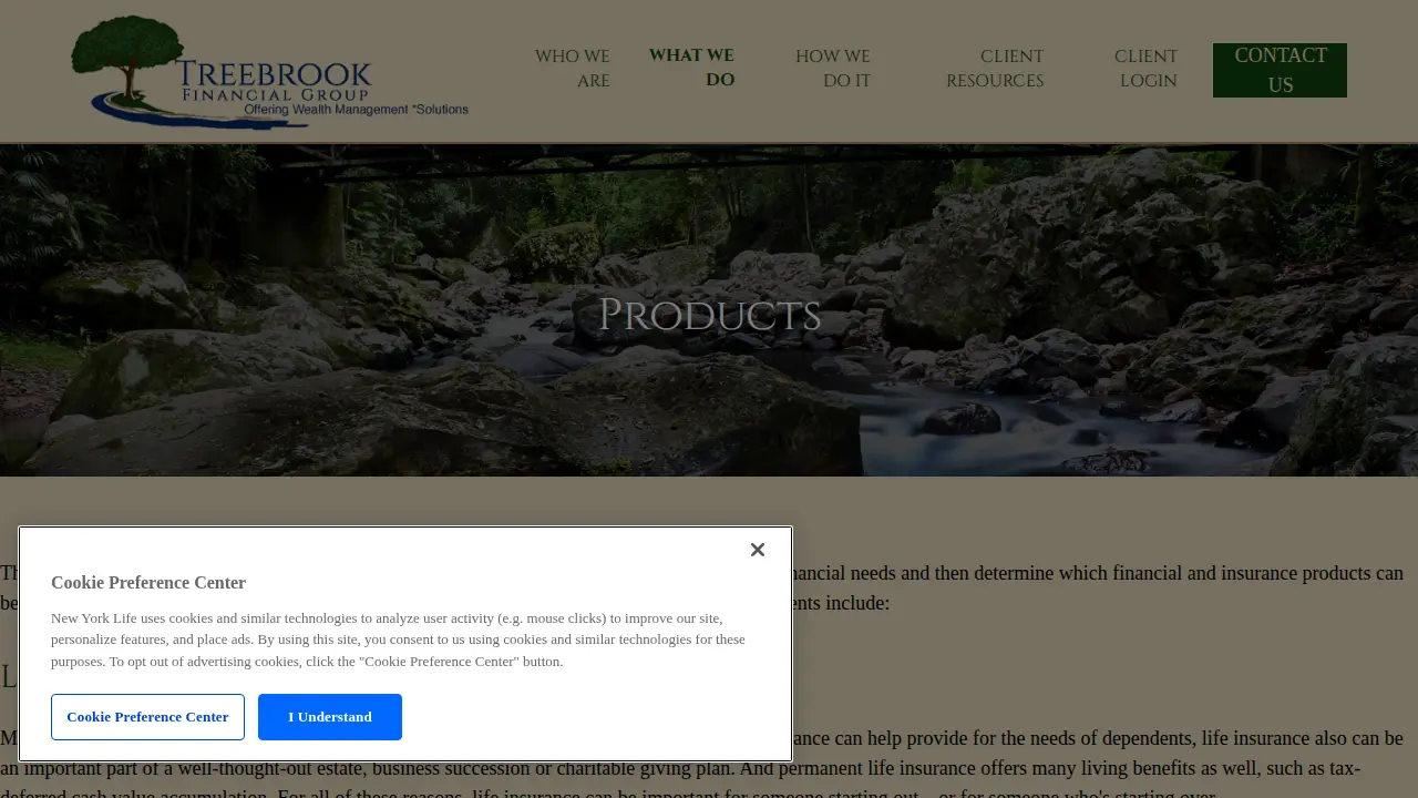 treebrook financial group page