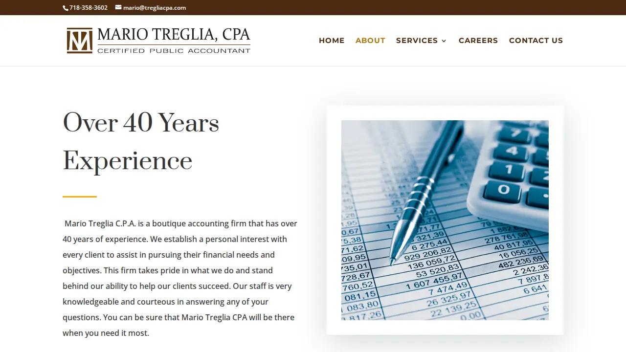 Mario Treglia CPA page