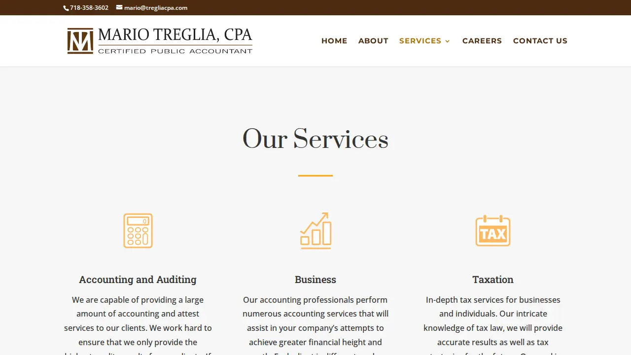 Mario Treglia CPA page