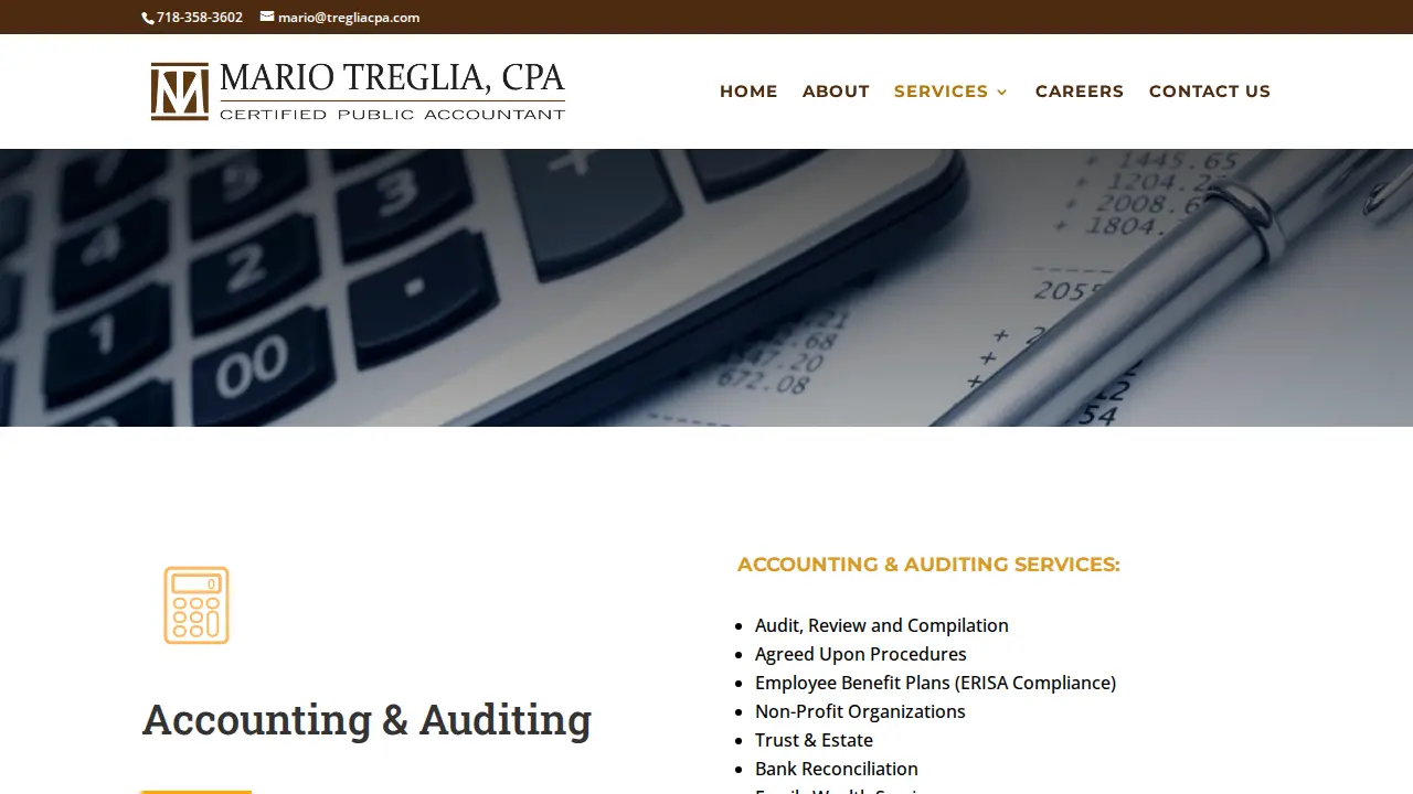 Mario Treglia CPA page