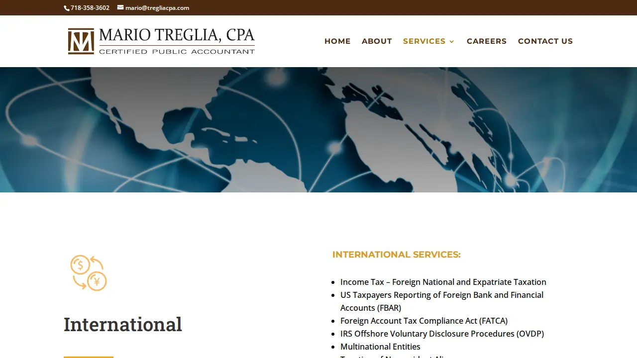 Mario Treglia CPA page
