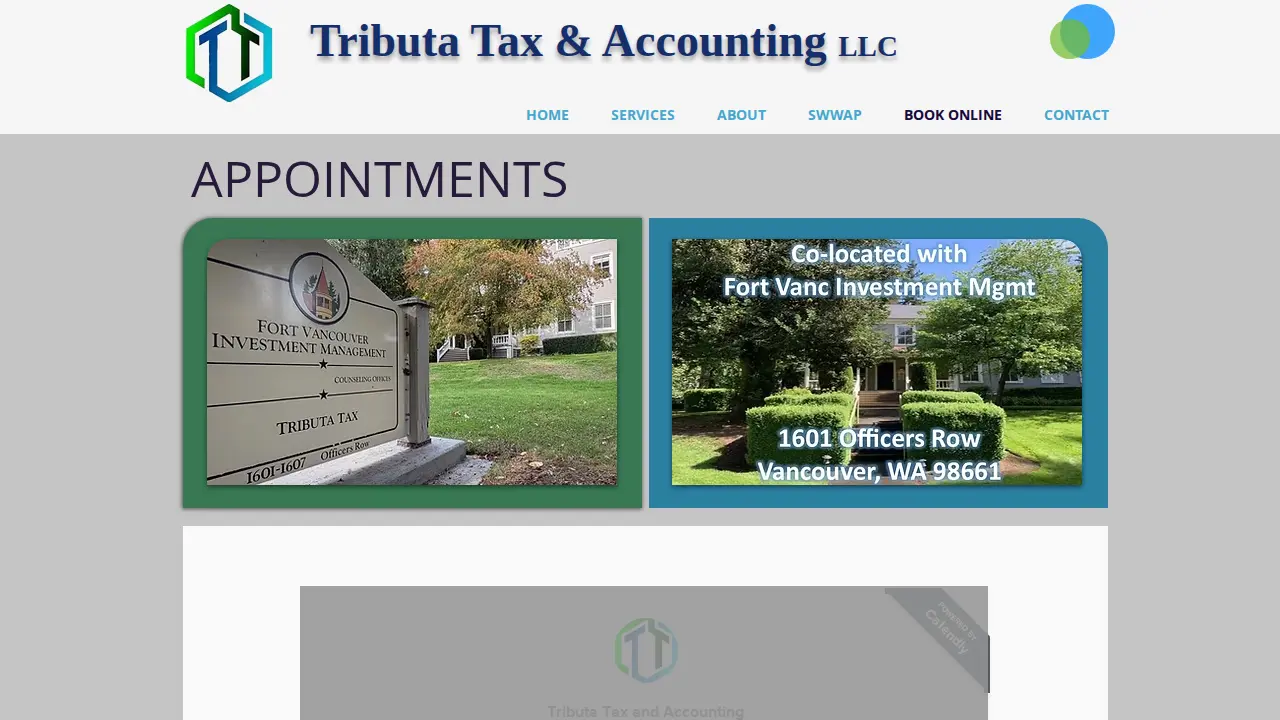 Tributa Tax page