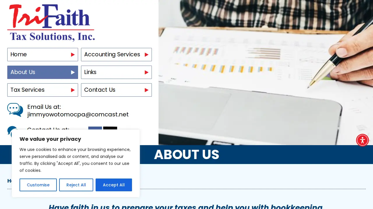 TriFaith Tax Solutions, Inc page