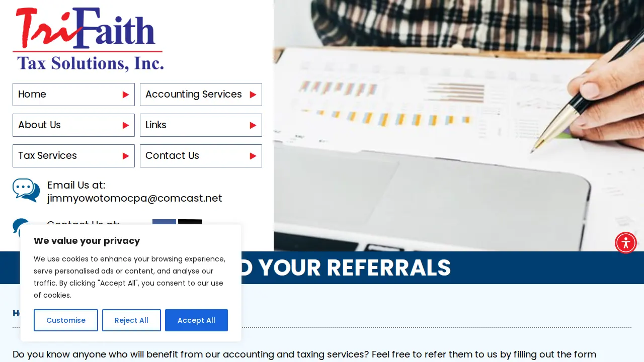 TriFaith Tax Solutions, Inc page