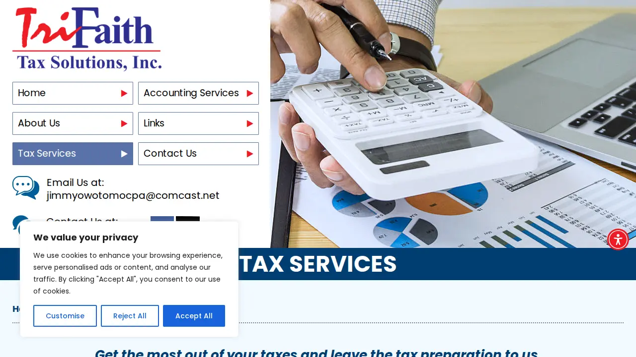 TriFaith Tax Solutions, Inc page