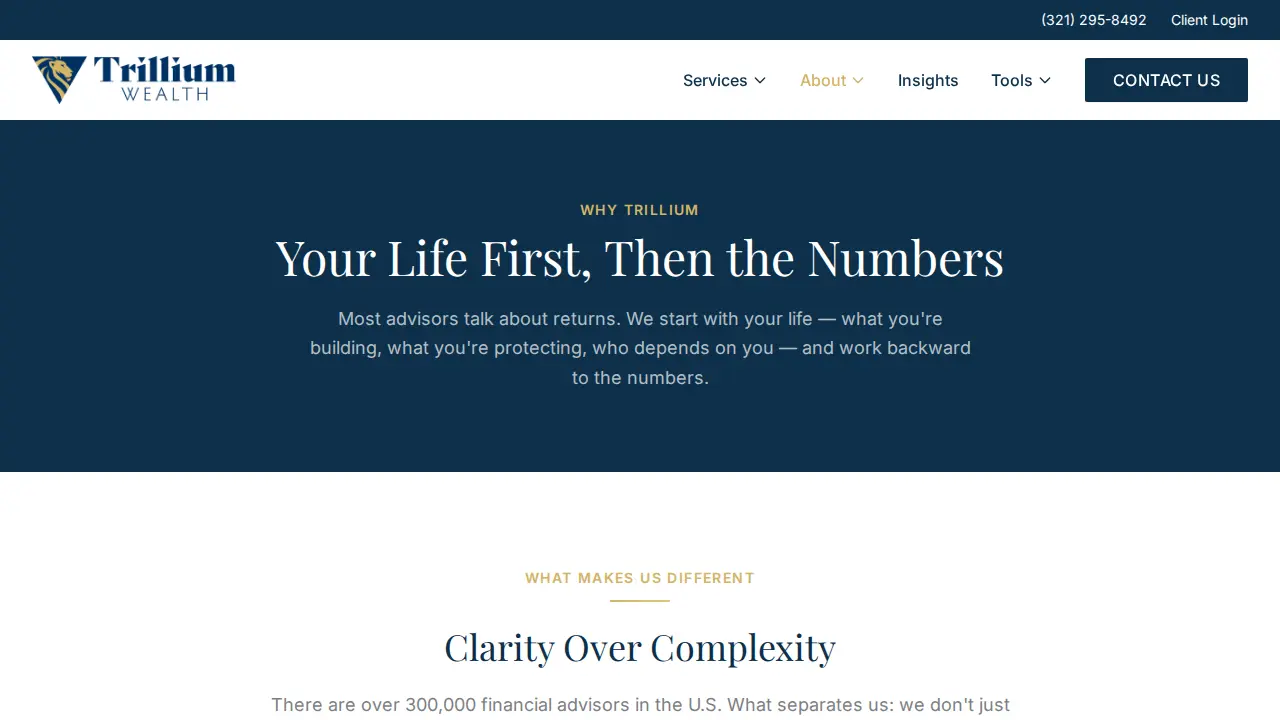 Trillium Wealth page