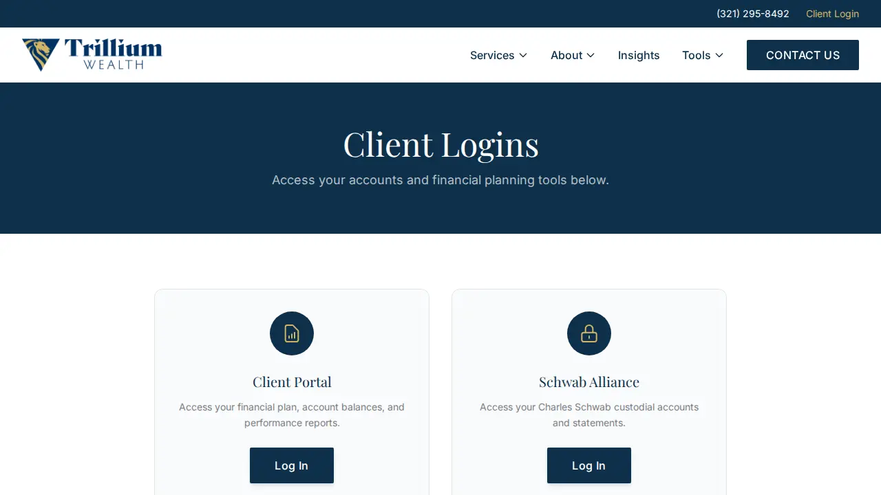 Trillium Wealth page