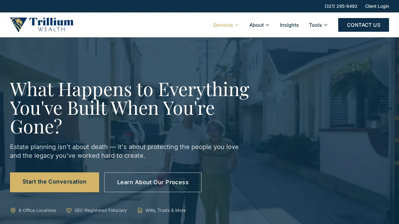 Trillium Wealth page
