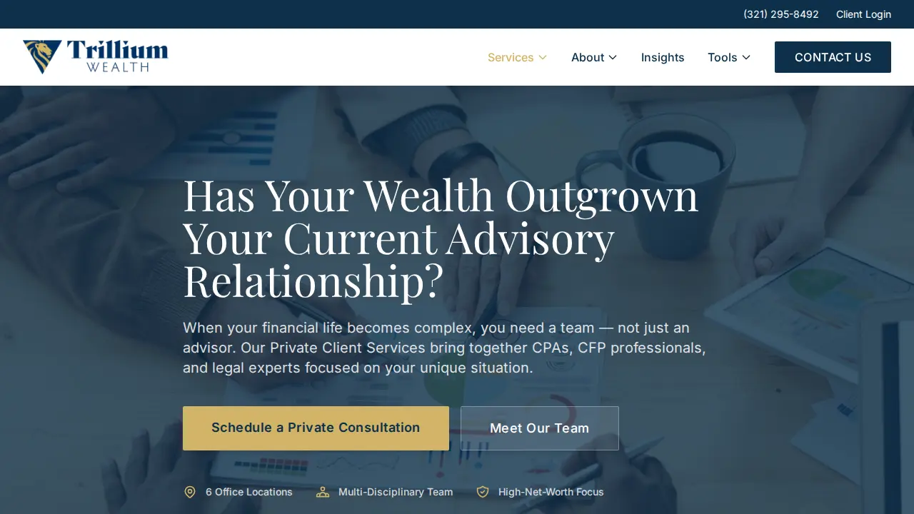 Trillium Wealth page